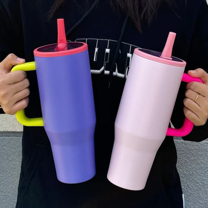 Locustsub China Warehouse 40oz Powder Coated tumbler with mixed colors 20pcs/case(New Colors)