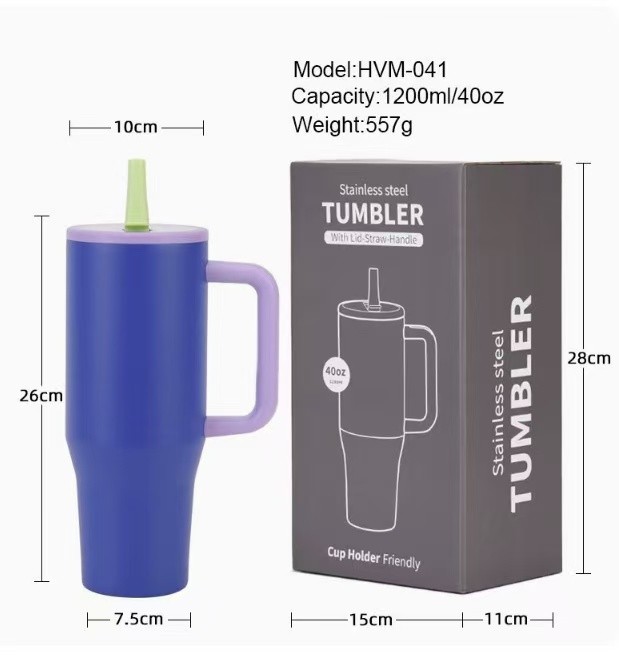 Locustsub China Warehouse 40oz Powder Coated tumbler with mixed colors 20pcs/case(New Colors)