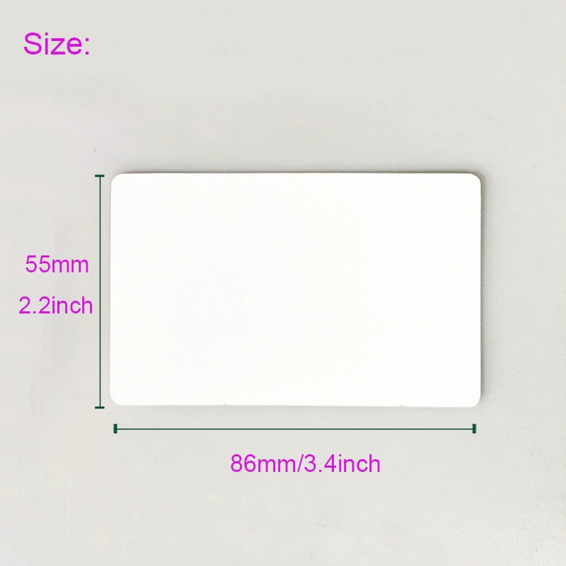 Sichuan Locust Both Sublimation Business Card,100pcs/case