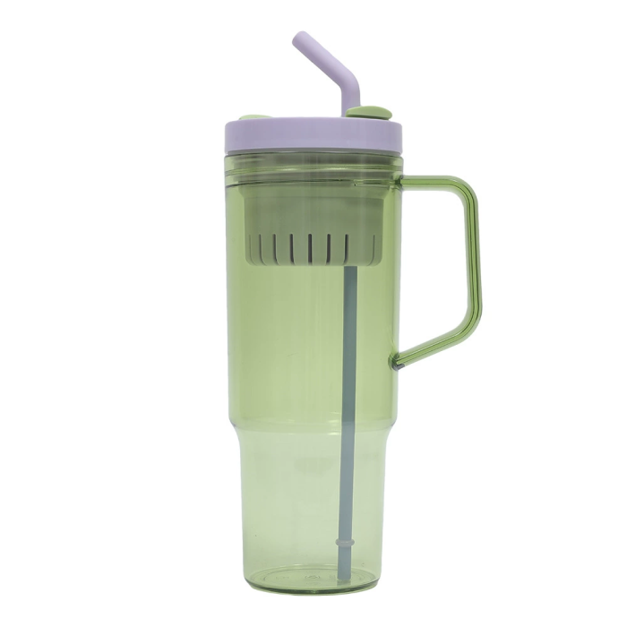 Sichuan Locust China Warehouse Mix Color 40oz Plastic Mug With Handle,24pcs/case