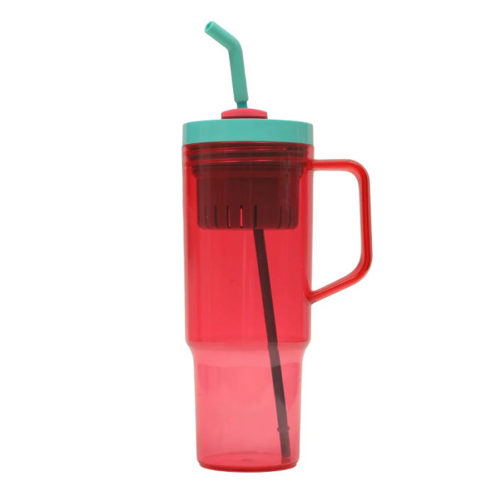 Sichuan Locust China Warehouse Mix Color 40oz Plastic Mug With Handle,24pcs/case