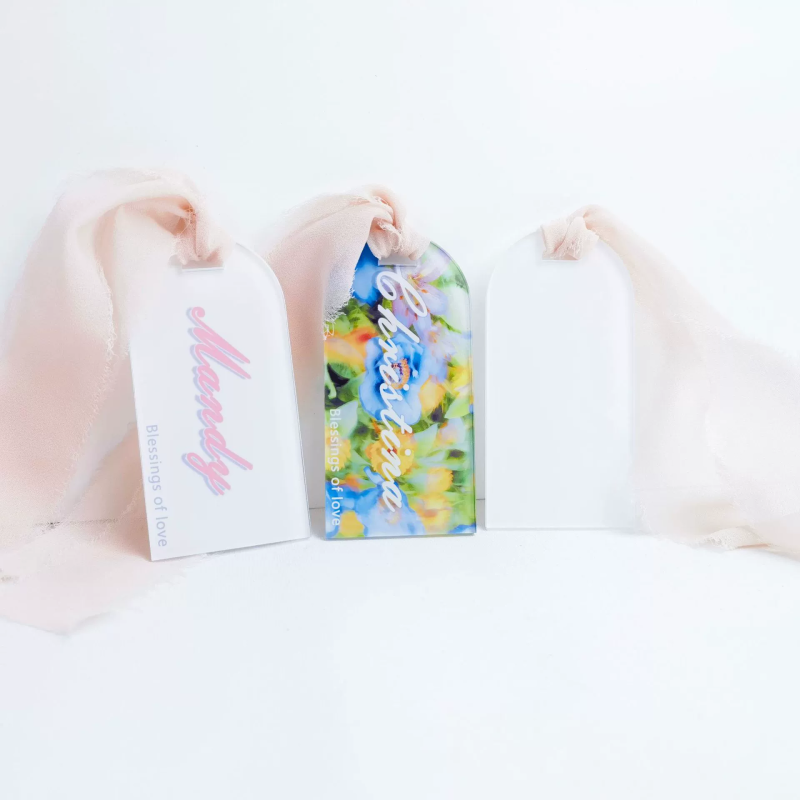 Locustsub Sublimation Acrylic Wedding Seat Tag Party invitation,50pcs/case