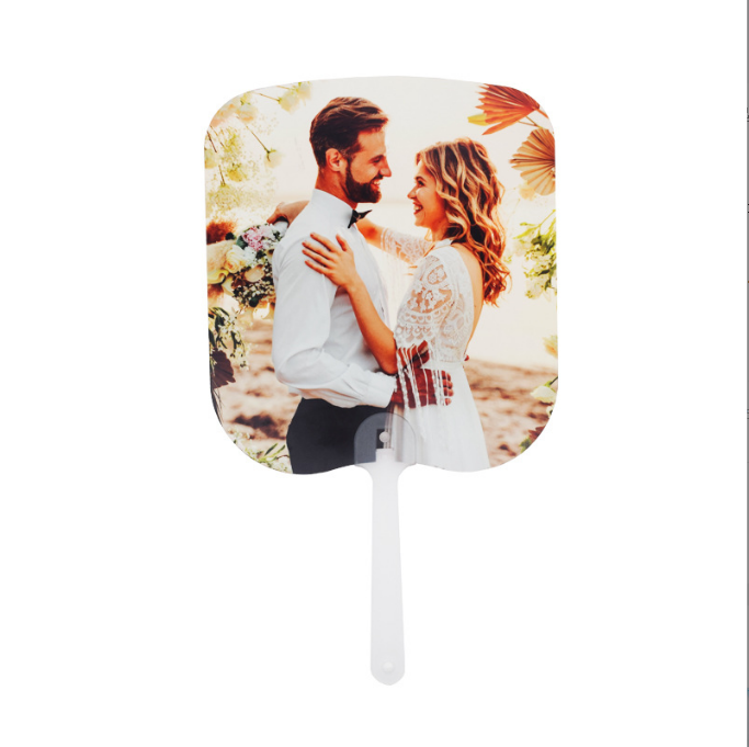 Locustsub Double Sublimation Advertising Pet Plastic Fans,50pcs/case