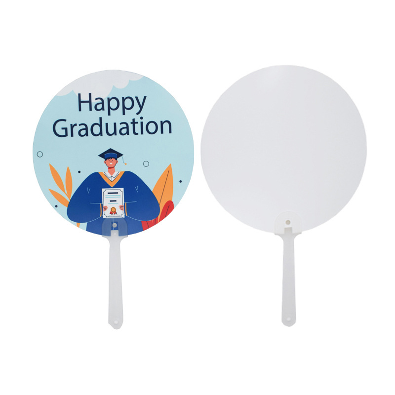 Locustsub Double Sublimation Advertising Pet Plastic Fans,50pcs/case