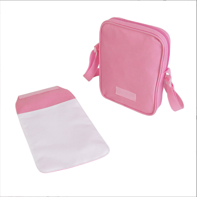 Locustsub Sublimation Mix Color Polyester Cartoon Student Single Shoulder Printed Crossbody Bag,25pcs/case