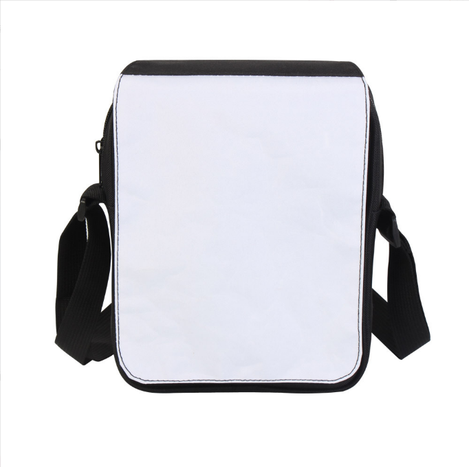 Locustsub Sublimation Mix Color Polyester Cartoon Student Single Shoulder Printed Crossbody Bag,25pcs/case