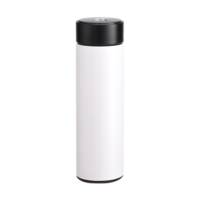 Locustsub 500ml Smart Sublimation Water Bottle with LED Temperature Display,25pcs/case