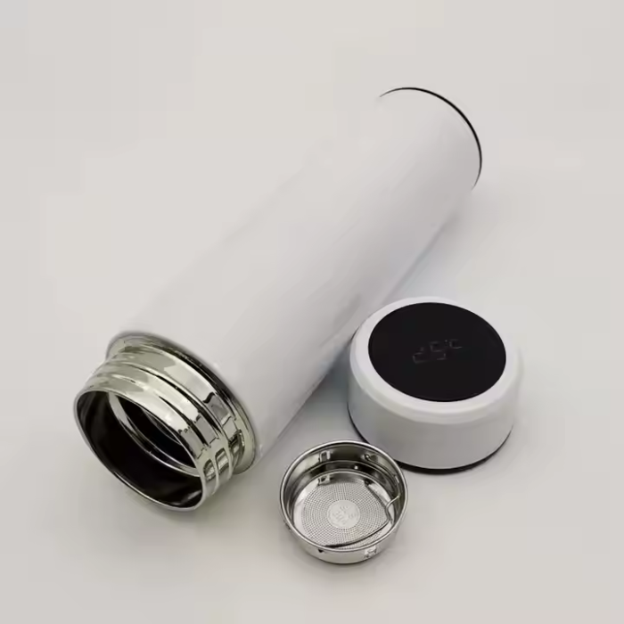 Locustsub 500ml Smart Sublimation Water Bottle with LED Temperature Display,25pcs/case