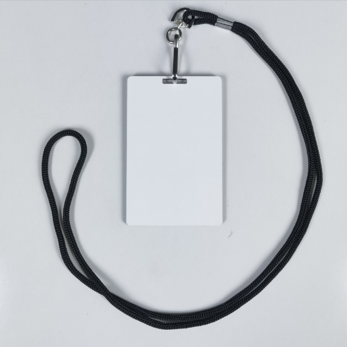 Locustsub Double Sublimation Certificate Plate Work ID Card With a Rope,50pcs/case