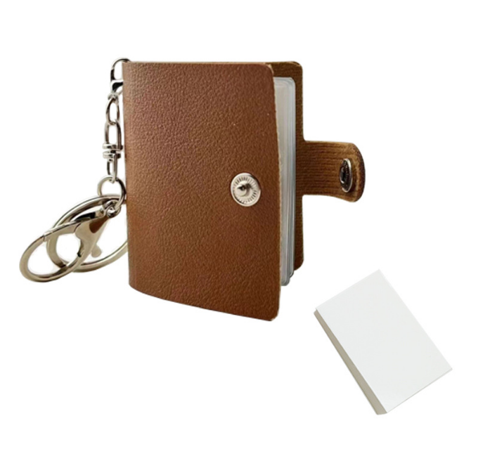 Locustsub 2 inch Mini Sublimation Mix Color Leather Photo Storage Album,25pcs/case