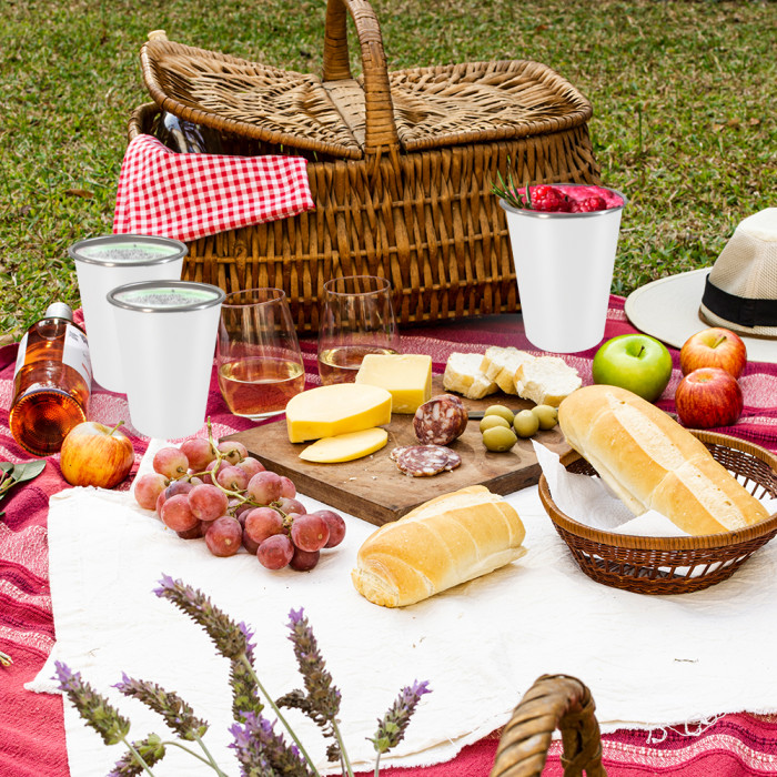 Locustsub US Warehouse 12oz White Sublimation Cup Beer mugs Beverages Cups,36pcs/case