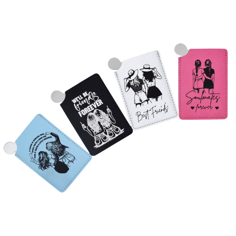 Sichuan Locust Mix Color Laser-engraved PU sleeve stainless steel mirror,50pcs/case