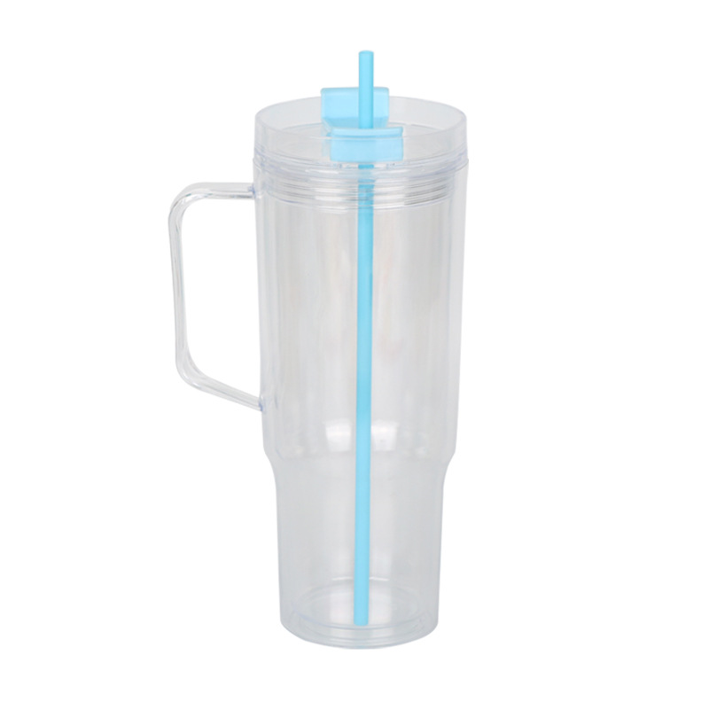 Locustsub US Warehouse 40oz Mix Color Snow Globe Plastic Tumbler,20pcs/case