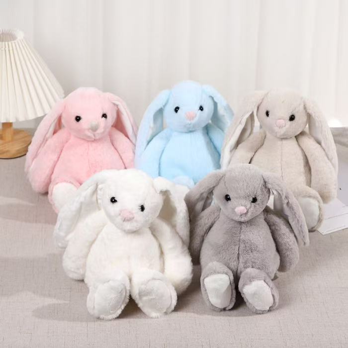 Locustsub US Warehouse 30cm size bunny dolls for Easter 25pcs/case (mixed 5color)  foot & ear can do subliamtion