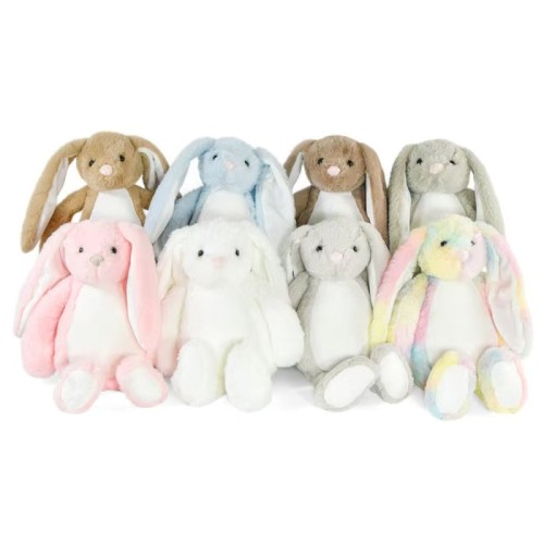 Locustsub US Warehouse 30cm size bunny dolls for Easter 24pcs/case (mixed 8color) belly foot ear can do subliamtion