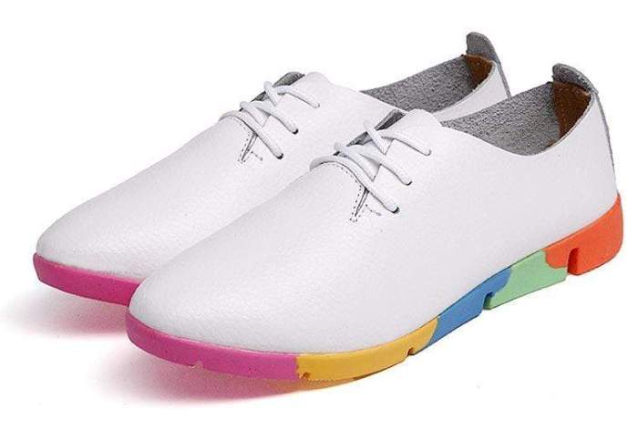 Breathable Leather Women's Orthopedic Shoes for Bunion