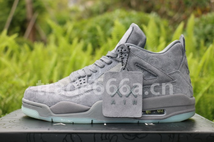 Authentic Kaws x Air Jordan 4 “Cool Grey”