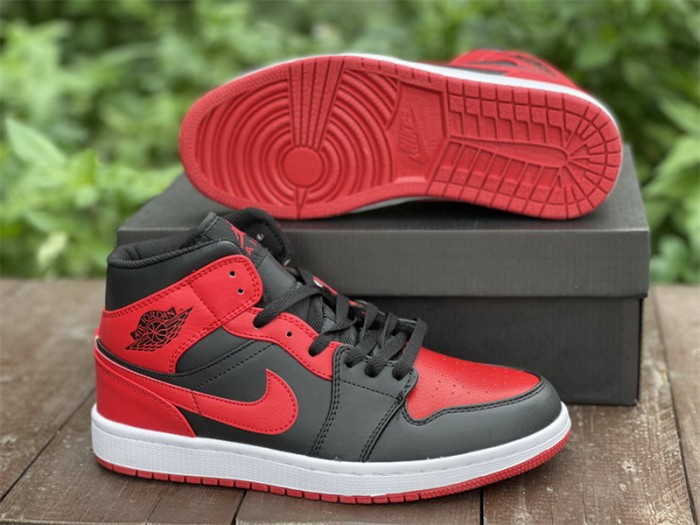 Authentic Air Jordan 1 Mid Bred