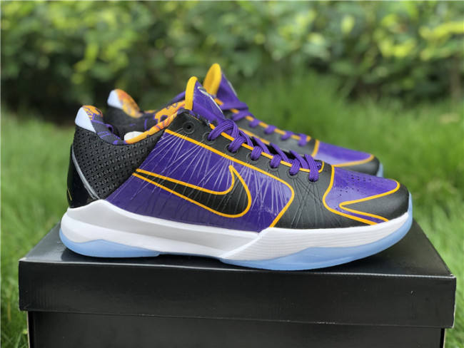 Authentic Nike Zoom Kobe 5 Protro Lakers
