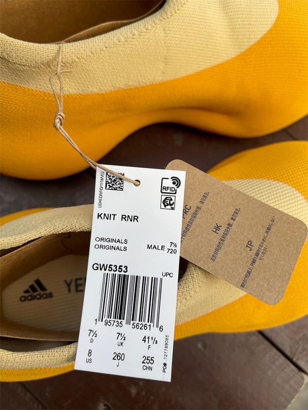 Authentic Yeezy Knit Runner “Sulfur”