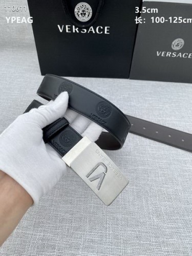Super Perfect Quality Versace Belts(100% Genuine Leather,Steel Buckle)-599
