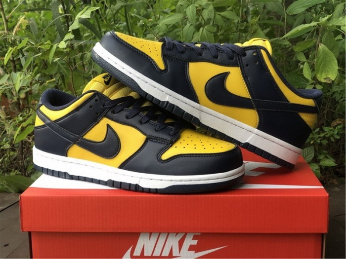 Authentic Nike Dunk Low Michigan