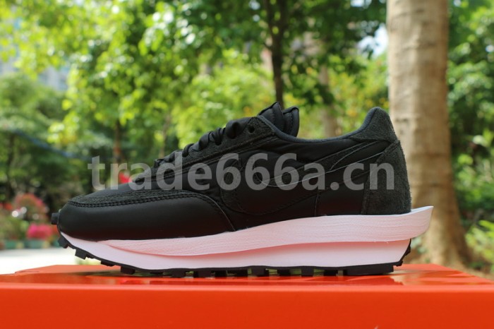 Authentic sacai x Nike LDV Waffle “Black Nylon”