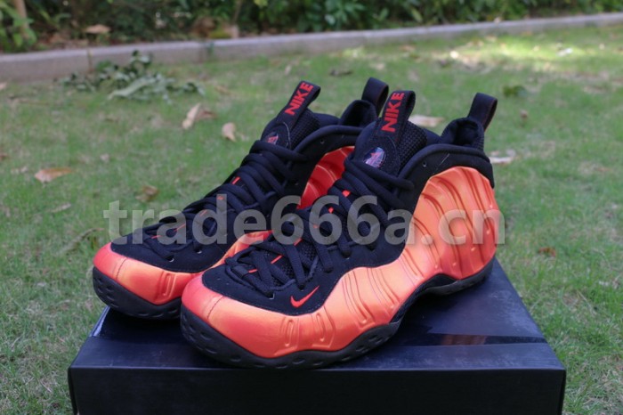 Authentic Nike Air Foamposite One “Habanero Red”