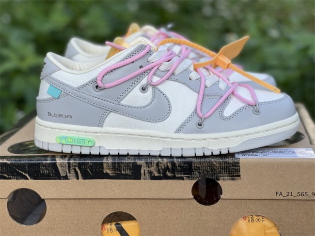 Authentic OFF-WHITE x Nike Dunk Low “The 50” DM1602 109