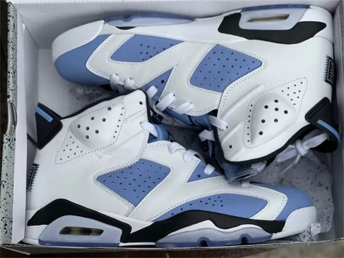 Authentic Air Jordan 6 UNC New