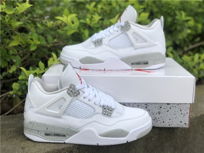 Authentic Air Jordan 4 “White Oreo”