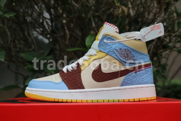 Authentic Maison Chateau Rouge x Air Jordan 1 High Mid