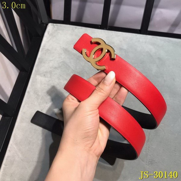 Super Perfect Quality CHNL Belts(100% Genuine Leather,steel Buckle)-056