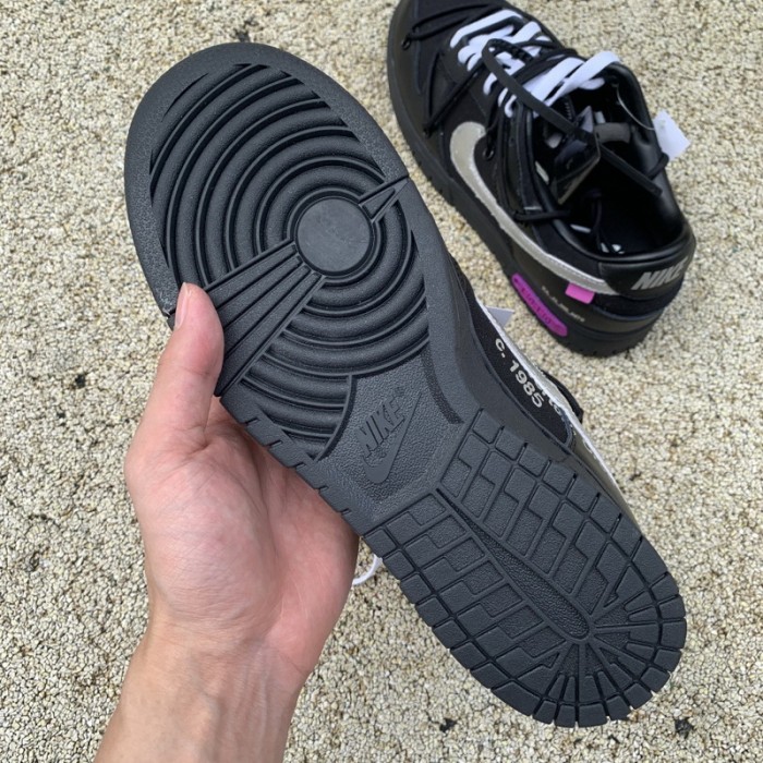 Authentic OFF-WHITE x Nike Dunk Low “The 50” DM1602 001