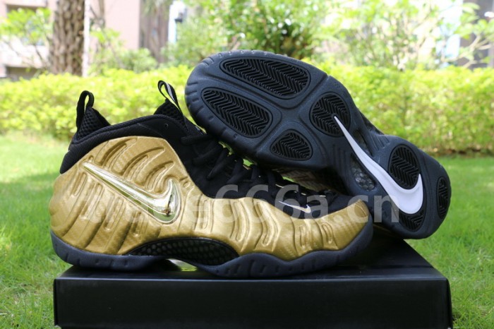 Authentic Air Foamposite Pro “Metallic Gold”
