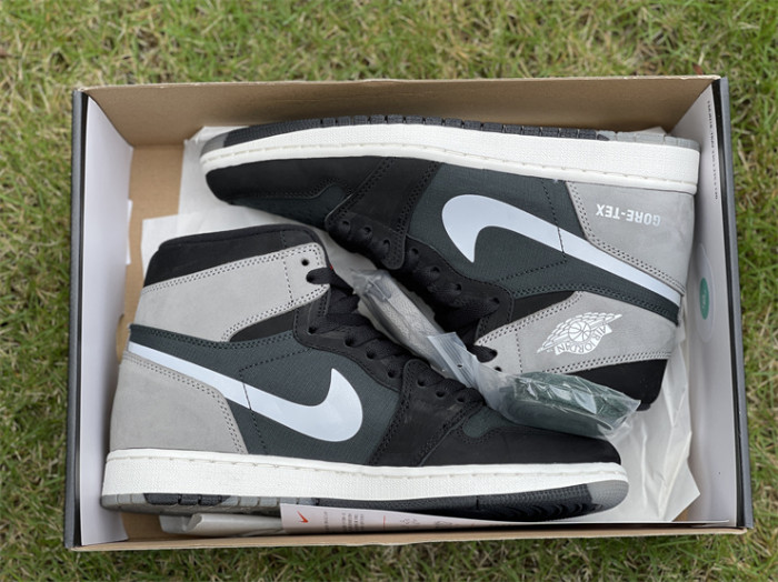 Authentic Air Jordan 1 Element Gore-Tex “Black Grey”