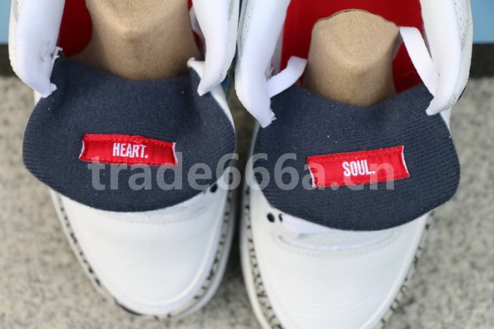 Authentic Air Jordan 3 “UNC” 2020