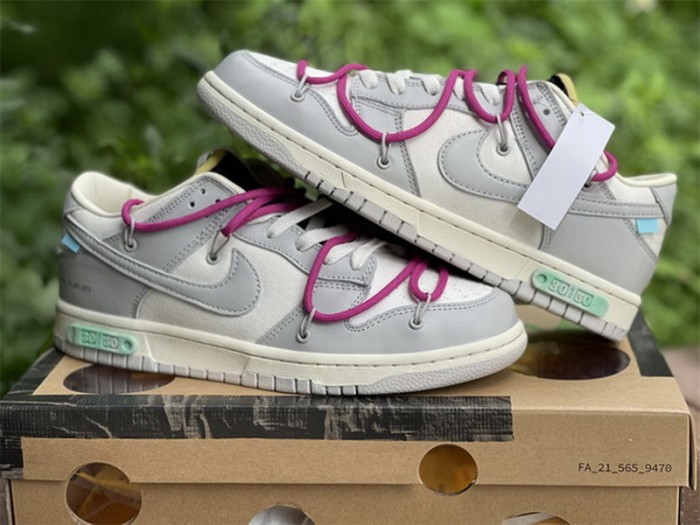 Authentic OFF-WHITE x Nike Dunk Low “The 50” DM1602 114