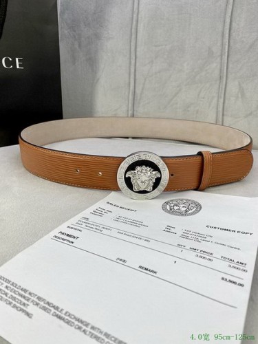 Super Perfect Quality Versace Belts(100% Genuine Leather,Steel Buckle)-486