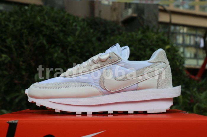 Authentic sacai x Nike LDV Waffle “White Nylon”