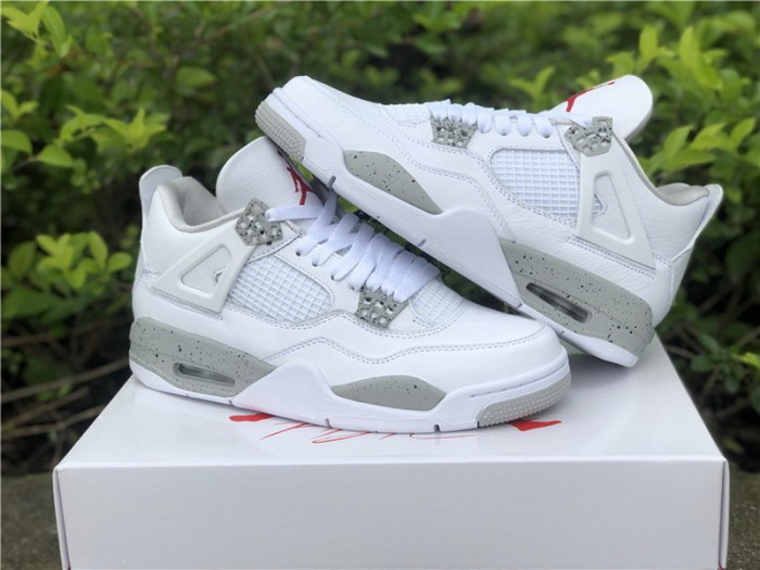Authentic Air Jordan 4 “White Oreo”