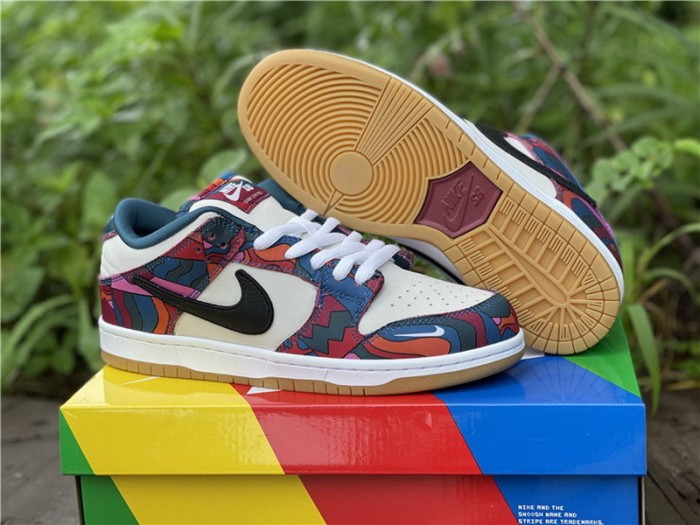Authentic Parra X Nike SB Dunk Low Royal Blue