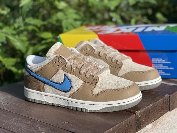 Authentic Size? x Nike Dunk Low Brown
