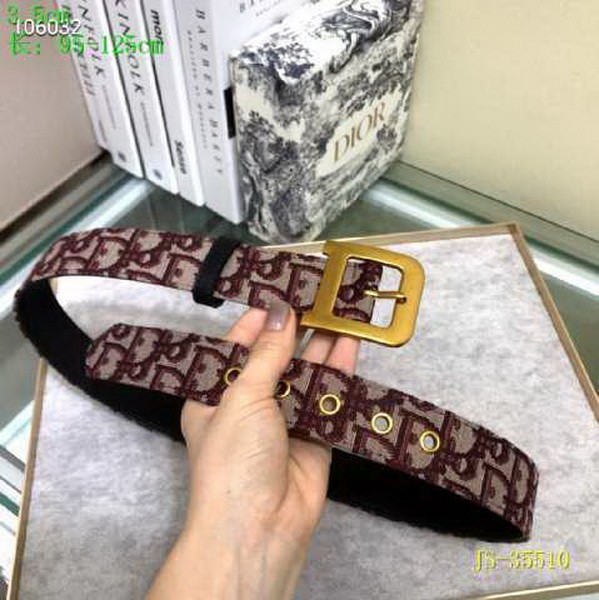 Super Perfect Quality Dior Belts(100% Genuine Leather,steel Buckle)-386