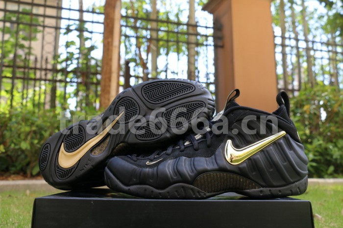 Authentic Nike Air Foamposite Pro “Black Metallic Gold”