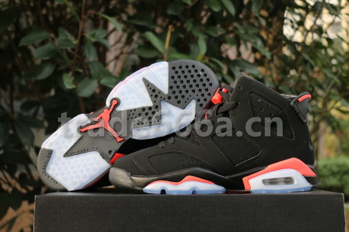 Authentic Air Jordan 6 “Black Infrared” Nike GS