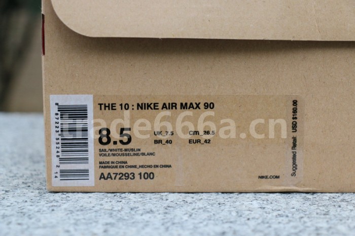 Authenitc OFF-WHITE x Air Max 90
