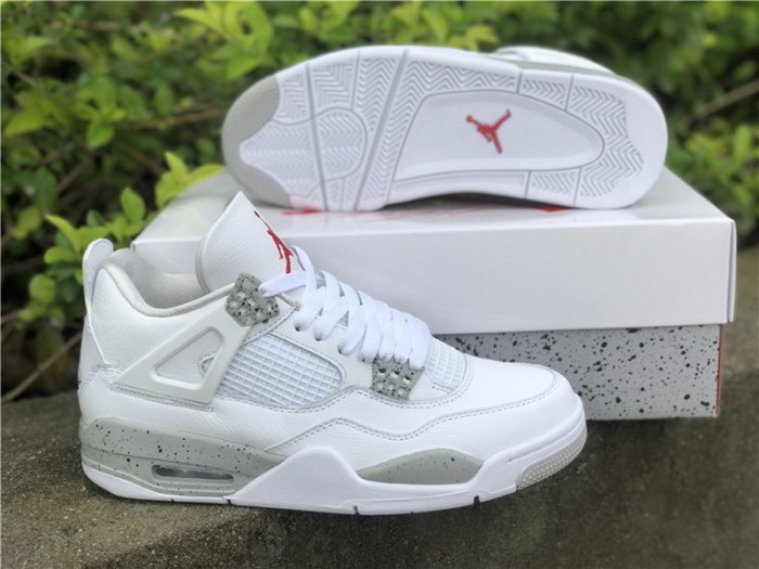 Authentic Air Jordan 4 “White Oreo”