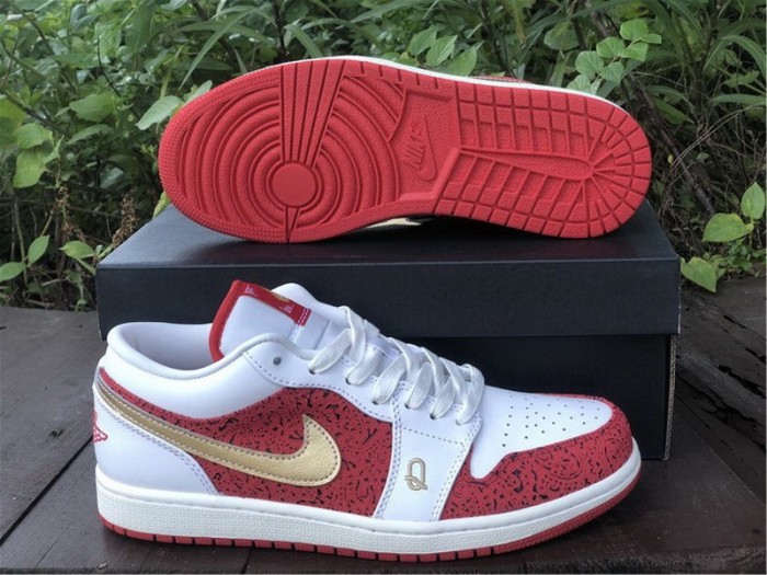 Authentic Air Jordan 1 Low “Spades”