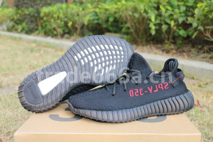 Authentic Yeezy 350 Boost V2 “Black/Red”